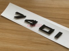 Gloss Black 3D ABS Letters Trunk 740i Emblem Rear Badge for BMW 2017-2022 740i