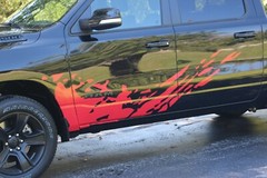 Mud Splash Vinyl Decals for Dodge Ram 1500 2500 3500 Left & Right Side Graphics