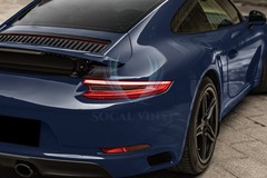 High Gloss Midnight Blue Car Vinyl Wrap Sticker Decal Sheet Film DIY Air Release
