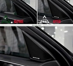 4x AMG Sticker Small Interior Decoration Metal Emblem for Mercedes Benz Class C