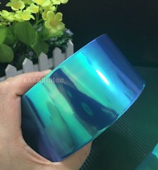 Glossy Car Blue Chameleon Headlight Taillight Vinyl Wrap Tint Tape Sticker – CF