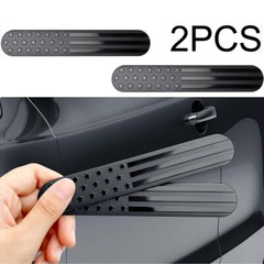 2PCS 3D American Flag Emblem Metal Sticker Side Fender Badge Decal Accessories