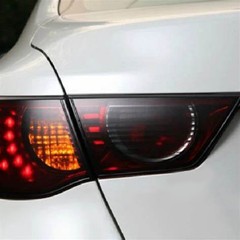 Medium black Premium Headlight Taillight Fog Light Tint Film Vinyl Sticker Wrap