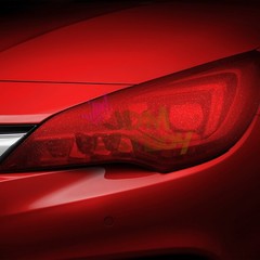 *Matte Glitter Red Tint Headlight Taillight Fog Light Vinyl Film Sheet Sticker