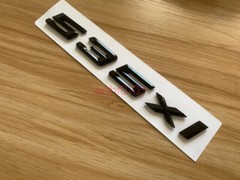 Gloss Black 3D ABS Letters Trunk 535xi Emblem Rear Badge for BMW 2017-2022 535xi