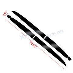 Glossy Black Door Side Lower Strip Cover Trim For Honda Accord 10th 2018-2021