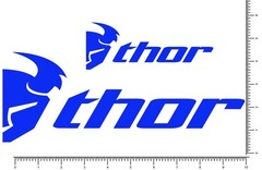 Thor Racing Die Cut Team Sticker Motocross 2 Pack 10.5″ and 5.5″ MX