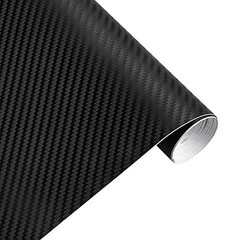 XYC Compatible with Chevrolet 2 pcs Carbon Fiber for Chevy Bowtie Black
