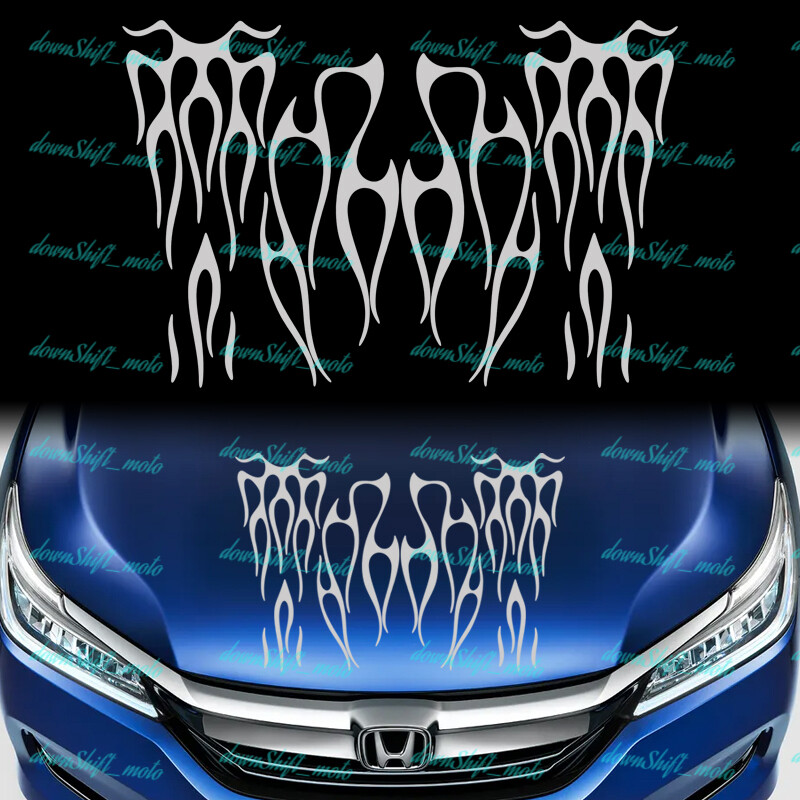 Universal Stripes Frame Style Car Sticker Graphics Decal Decor Body Side Skirt