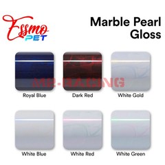PET Marble Pearl Gloss Dark Red Car Vehicle Vinyl Wrap Decal Sheet Sticker