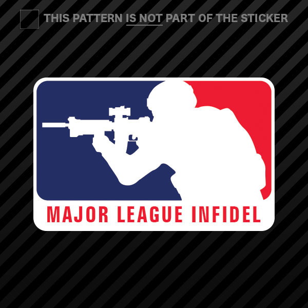 Major League Infidel Sticker Self Adhesive Vinyl MLI