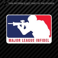Major League Infidel Sticker Self Adhesive Vinyl MLI