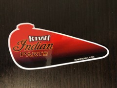 KIWI INDIAN racing decals stickers baggers drags cafe racer chopper 4″x1.75″