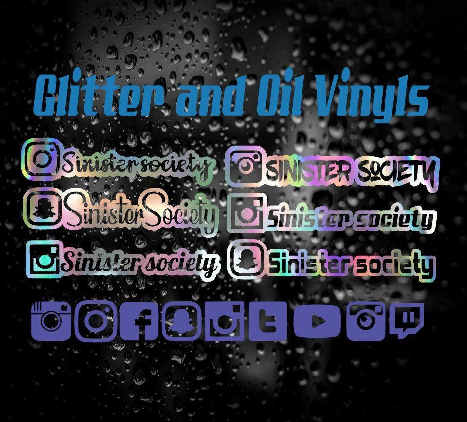 Instagram Car Window Decals, stickers, Snapchat, TikTok, JDM Stickers