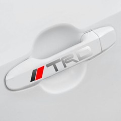 Toyota TRD Vinyl Decal Tacoma Sticker for door handle, mirror, wheels (set of 4)