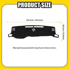 Non-Slip DashMat Dashboard Cover Pad Mat Anti-Glare For Toyota Tacoma 24 25 1-5X