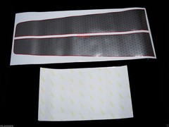 SILVER RED FRONT REAR TAILGATE STICKER X-SERIES FOR ISUZU D-MAX DMAX 2012-2016