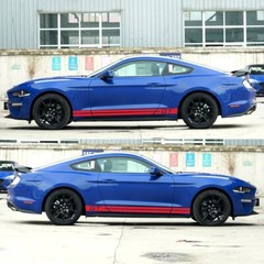 2 PCS Graphics Decal Sticker Side Skirt Stripe Kit For All models Custom