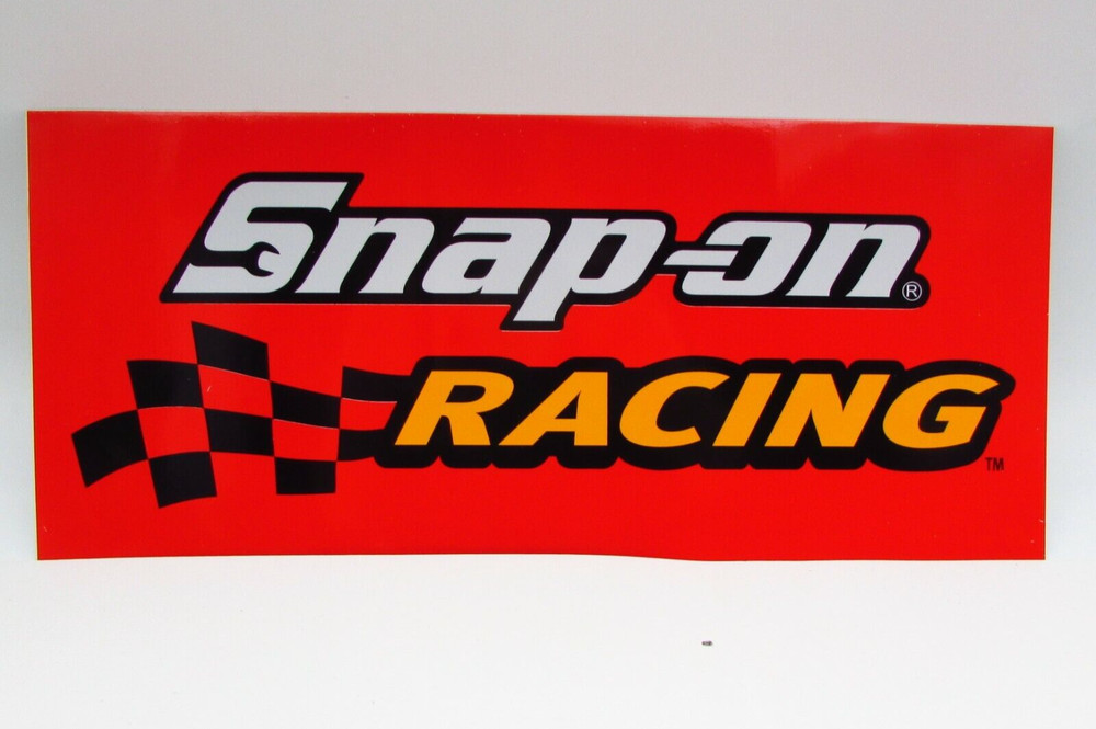 NEW Vintage Snap On Tools Racing Tool Box Sticker Emblem Decal 5 1/4″ X 12″