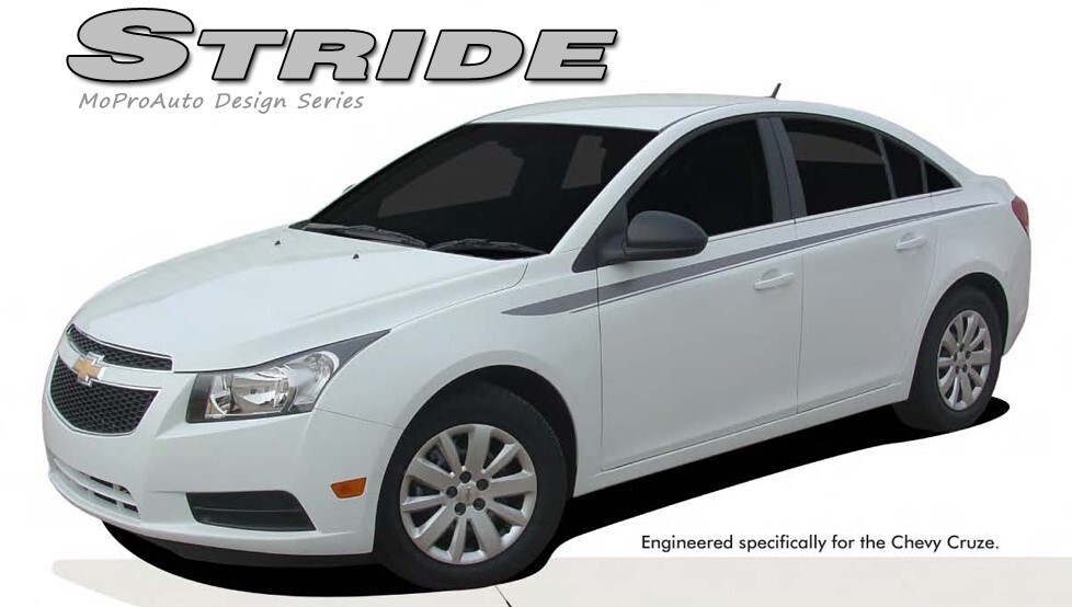 Stride Upper Body Line Pin Stripe 3M Vinyl Graphic Decal fits 11-15 Chevy Cruze