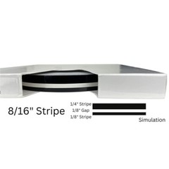 Universal/TFX 8/16″ x 150′ Double-Lined (single-color) Automotive Pinstripe
