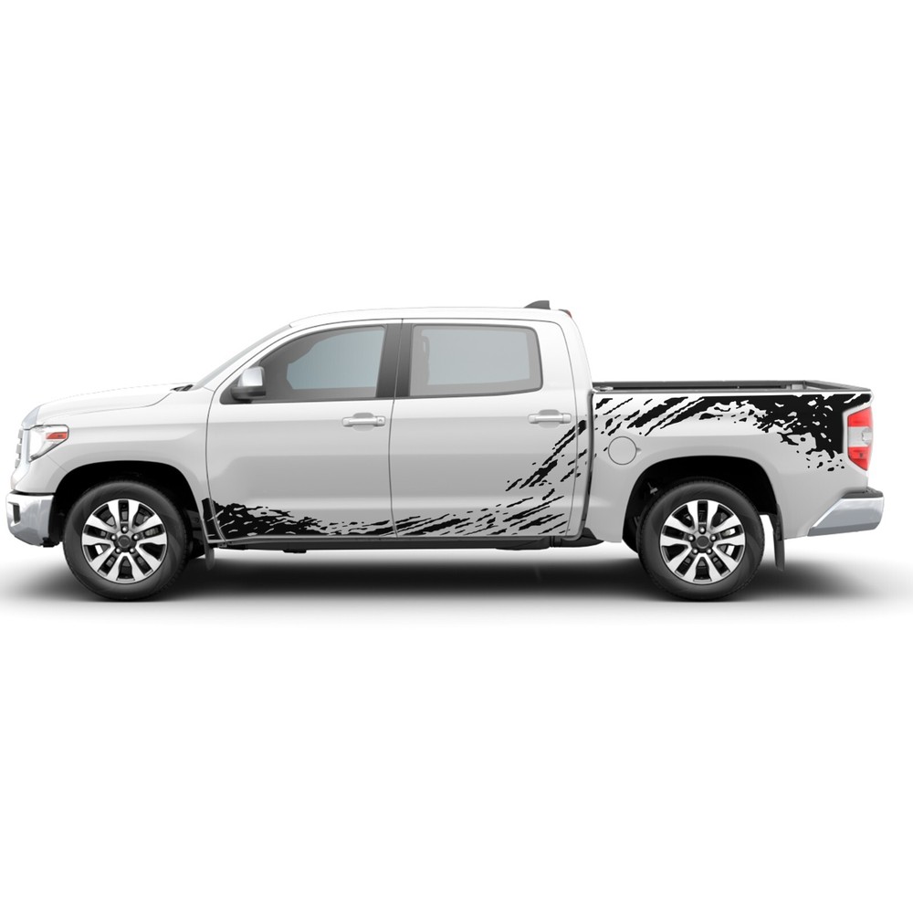 Side lower & bed splashes graphics stickers decal compatible with Toyota Tundra