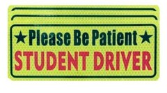 New Student Driver Car Stickers, Magnetic, Water proof And UV Resistant