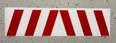 Chevron Reflective Car Decal (1 Left and 1 Right) Various Colors 12″x6″ By SSMG