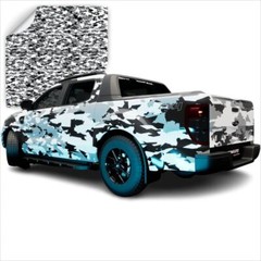 3M Vinyl Printed Mini Camo Patterns CW Series Wrapping Film | CW6565M