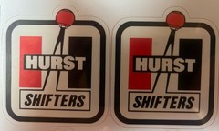 2PC Car Racing Stickers Decals Drag Hurst Shifters 2 3/4” Vinyl