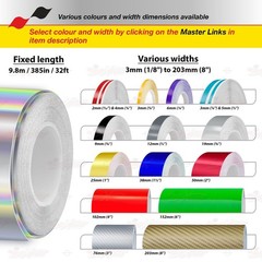 Roll Vinyl Pinstriping Pin Stripe DIY Self Adhesive Line Car Tape Decal Stickers