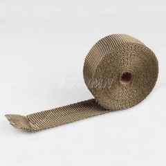 16Ft Roll Titanium Header Turbo Pipe Manifold Exhaust Heat Insulation Wrap Tape