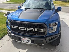 2017- 2020 Ford Raptor Center Hood Stripe Vinyl Graphics Decal Sticker 2018 2019