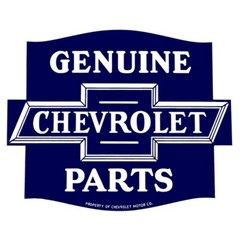 Car Sticker Chevrolet Genuine Parts – Set of 2 – 150mm Square | Toolbox Outdoor