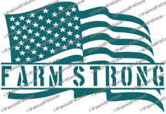Farm Strong Flag,Heart Of Our Nation,Farming,Agribusiness,Dairy Farm,Vinyl Decal