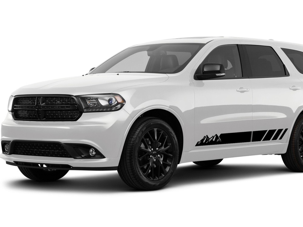 Lower mountain stripes graphics stickers decal compatible with Dodge Durango