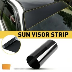 Car Window Sun Visor Strip Tint Film Windshield Front UV Shade DIY Decal Banner