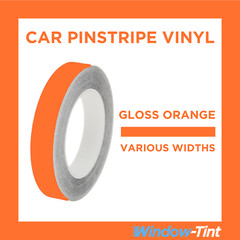 ORANGE GLOSS Pin Stripe Roll PinStriping Line Tape Vinyl Car STICKER 10m Length