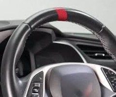C8 Corvette RED MIST STEERING WHEEL VINYL STRIPE (2 X 5 Inches)