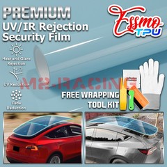 TPU Essmo Security Light Blue Glass Car Sunroof VLT70% UV99% Windshield Sunshade