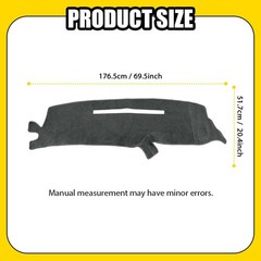 fits 97 98 CHEVROLET SILVERADO DASH COVER MAT DASHBOARD PAD / CHARCOAL GREY 1-5X