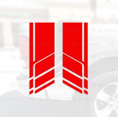 X2 Decals Truck Stickers Vinyl bedside 2P Graphic 1500 4X4 Decal q