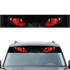 Cat Eye Sticker Car Front Windshield Banner Vinyl Decal Waterproof Accessory