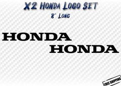 2x Honda Logo 8″ Vinyl Decal Sticker Car Truck Window Racing Motorcycle