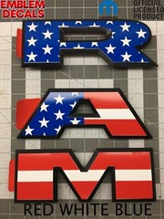 RAM 1500 Tailgate Emblem Decals 2025 Big Horn
