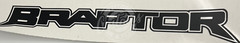 BRAPTOR Decal for Bronco Raptor Sticker Fits Bronco6g SVT Many Colors Sizes
