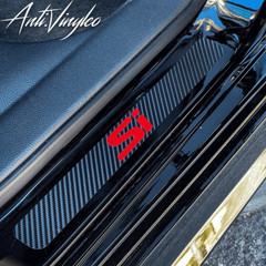 Custom Vinyl Door Sills | 2012-2015 Honda Civic