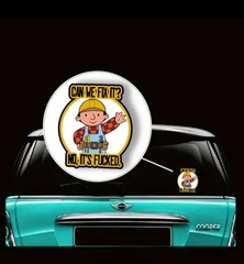 Can We Fix It? 3M bubble free Sticker Waterproof Vinyl Bob The Builder Art Decal