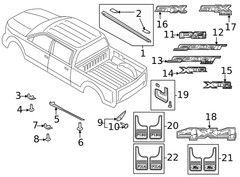 Genuine Ford Decal Name Plate ML3Z-9925622-H