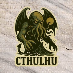 Cthulhu Decal Sticker for Car Truck Window Bumper Old One Graphics, DieCut Vinyl